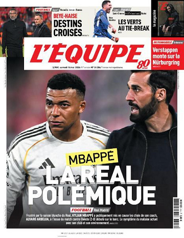 Jaquette de Lequipe du 16 Mai 2026 FR.