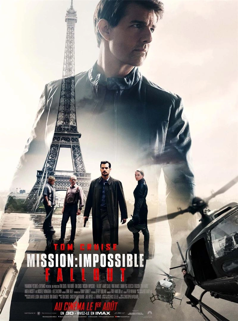 Jaquette de Mission Impossible Fallout