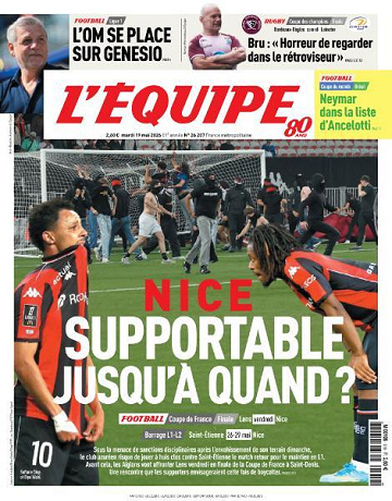 Jaquette de Lequipe du 19 Mai 2026 FR.