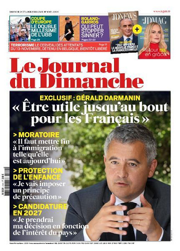 Jaquette de Le Journal Du Dimanche du 24 Mai 2026 FR.