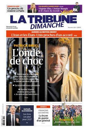 Jaquette de La Tribune Dimanche 24 Mai 2026 FR.