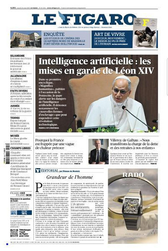 Jaquette de Le Figaro du 26 Mai 2026 FR.