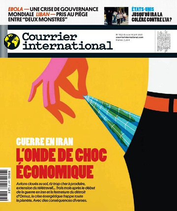 Jaquette de Courrier International N.1857 Du 4 Juin 2026 FR.