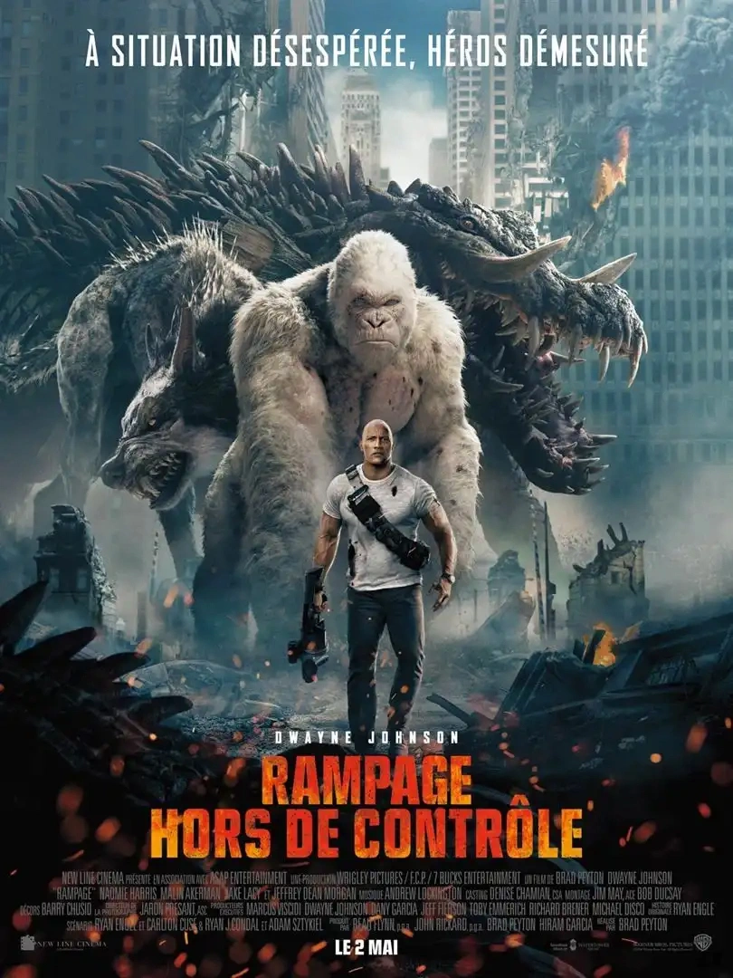 Jaquette de Rampage Hors de controle