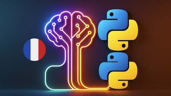 Jaquette de School of AI Méga Classe IA et Python 300 & Projets Pratiques