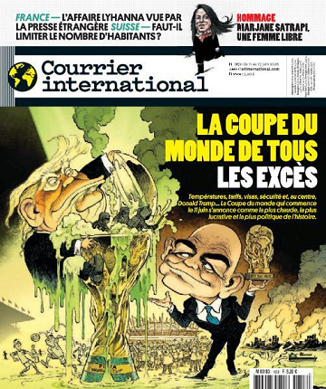 Jaquette de Courrier International N.1858 Du 11 Juin 2026 FR.