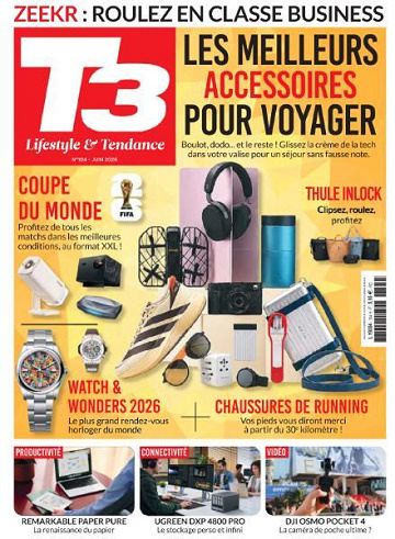 Jaquette de T3 France N.104 Juin 2026 FR.