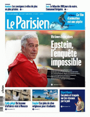 Jaquette de Le Parisien Aujourdhui En France Du 01.07.2026 FR.