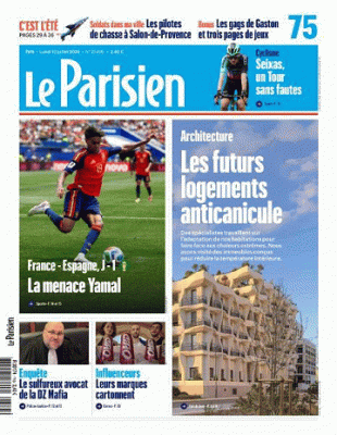 Jaquette de Le Parisien Aujourdhui En France Du 13.07.2026 FR.