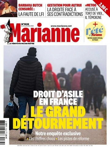 Jaquette de Marianne N1532 du 23 Juillet 2026 FR.