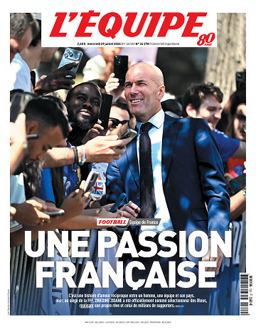Jaquette de L.Equipe Du 29 Juillet 2026 FR.