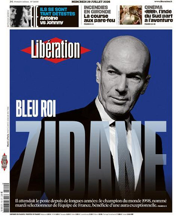Jaquette de Liberation Du 29.07.2026 FR.