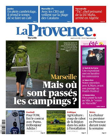 Jaquette de La Provence Du 06 Aout 2026 FR.