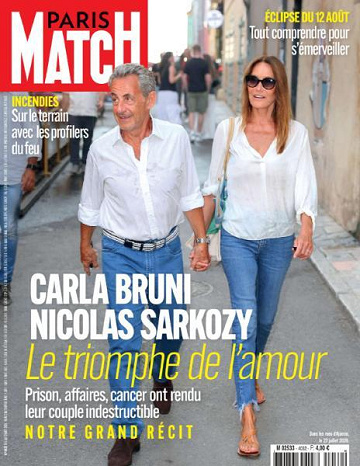 Jaquette de Paris Match N.4032 Du 06 Aout 2026 FR.