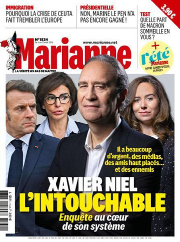 Jaquette de Marianne N.1534 Du 06 Aout 2026 FR.