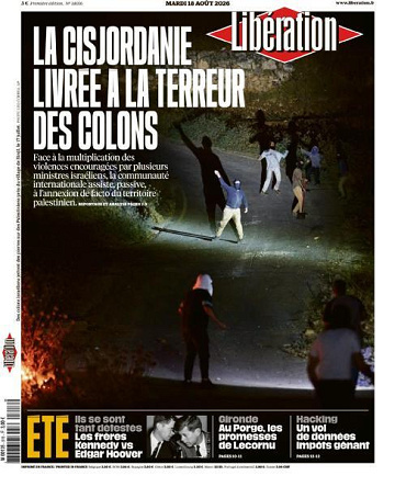 Jaquette de Liberation Du 18.08.2026 FR.