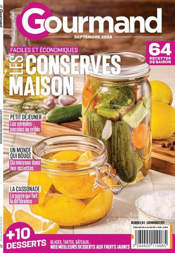 Jaquette de Gourmand N.535 Septembre 2026 FR.