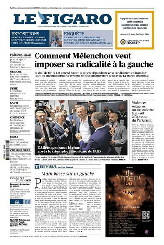Jaquette de Le Figaro Du 07.09.2026 FR.