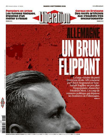Jaquette de Liberation Du 08.09.2026 FR.