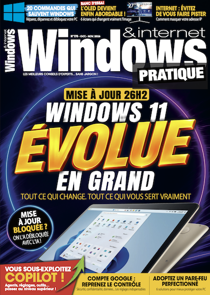 Jaquette de Windows et Internet Pratique Octobre Novembre 2026 FR.