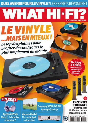 Jaquette de What Hi Fi N.265 Octobre 2026 FR.