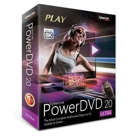 Jaquette de CyberLink PowerDVD Ultra 20.0.1519.62 x86