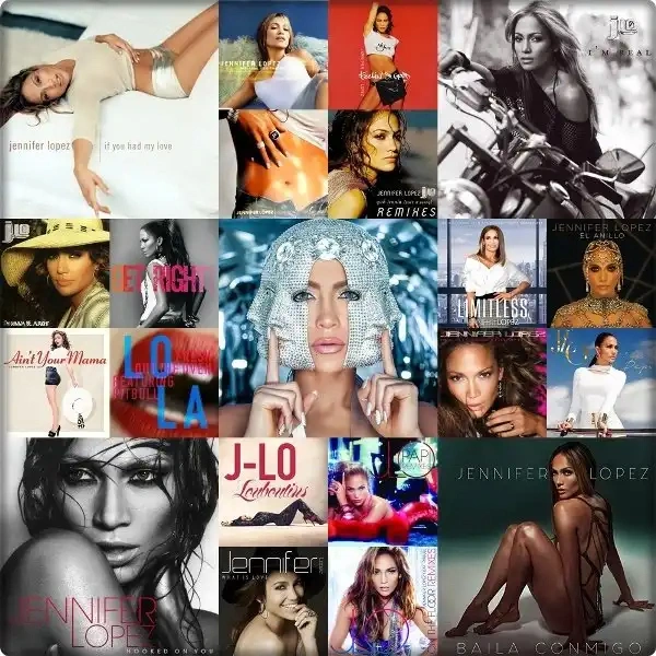 Jaquette de JENNIFER LOPEZ - Singles , EPs & Remixes 1999-2019