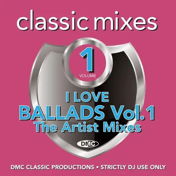 Jaquette de DMC"I LOVE BALLADS VOL 1"(1CD) 2020